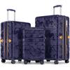 Sea choice Set Valigie 3 Rigide Espandibili 100% RPO Set Trolley Policarbonato Ultra Leggera Valigia con Chiusura TSA e 4 Ruote, camuffamento