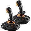 Thrustmaster T.16000M FCS SPACE SIM DUO Nero, Arancione USB Flightstick