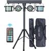 60 W Derby + RGBW LED Par Luce DJ Con Supporto E Telecomando, Illuminazione Da P