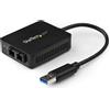 StarTech.com Convertitore da USB 3.0 a fibra ottica - 1000Base-SX SC-