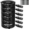 Czgor CAVO DMX 5 METRI 3 POLI FLESSIBILE XLR MASCHIO A FEMMINA 6 PEZZI SEGNALE