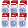 edel+white - Filo interdentale espandibile Superfloss, 25 m, con rivestimento in cera e sapore di menta, confezione da 3
