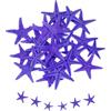 QUARKZMAN 30Pcs Stelle Marine per, 0.4-0.8 Piccole Stelle Marine Naturali Conchiglie all'Ingrosso PerFai da TEM Matrimonio Spiaggia PartyCasa Vaso DIY Crafts, Purple
