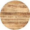 vidaXL - Tischplatte Massivholz Mango Rund 25-27 mm 60 cm