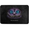 xiongying Hengpai We are all Mad here Cheshire tappeto zerbino salotto Barthroom Home Decor, Multi1, 23.6x15.7 inch