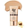 EHIOG BB Cream Crema Colorata Viso SPF 50+,BB Cream Fondotinta,Protezione Solare, Idratante e Uniformante, Effetto Naturale, Ideale per Tutti i Tipi di Pelle - Tono Naturale,40g