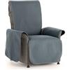 TEXTIL-HOME Textilhome Copripoltrona Relax ADELE 55 cm Reversibile Trapuntata Grigria