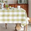 KYRZD Tovaglia 80x190cm Tovaglie a Quadretti in Cotone e Lino, tovaglia da tavolino tovaglia da Giardino, tovaglia da Cucina Riutilizzabile e Lavabile per Tavolo da Pranzo