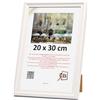 3-B MORI Cornice portafoto - Bianco - 20 x 30 cm - Cornice in legno - Cornice per foto - Cornice verticale con vetro acrilico