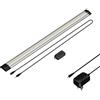 Parlat Luce LED sottopensile Siris con adattatore di rete, touch dimmer, piatta, 50 cm, 531lm, bianco caldo