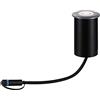 Paulmann 94369 Plug & Shine - Lampada da esterno a LED, IP67, 3000 K, 11 W, colore grigio, dimmerabile, sistema di illuminazione da giardino in allumi