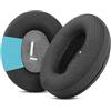 TaiZiChangQin AS9P - Cuscinetti auricolari di ricambio compatibili con cuffie Avantree AS9P Bluetooth Wireless APTX LL Audition PRO NFC, in tessuto, colore nero