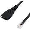 Jabra QD Cable End Piece on RJ10 (Siemens 0.5 m Smooth)