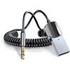 Jnchdghwa Adattatore Audio Musica Mic Bluetooth 5.0 Aux Ricevitore Wireless per Auto USB A Jack 3.5mm Kit Vivavoce per Auto Trasmettitore