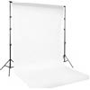 YNNHUDEEP Sfondo da parete fotografico, 1,5 x 2 m, sfondo bianco, sfondo fotografico, sfondo bianco, tela bianca, sfondo per studio fotografico, video, fotografia di moda