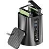 AOOSTAR R7 2-Bay Desktop NAS, Ryzen 7 5825U Mini PC da gioco, senza RAM, senza SSD, 3,5 SATAx2 (fino a 2 x 22 TB), 4K HDMI, Dual 2,5G LAN, WiFi6, Soft Router, Network Attached Storage (Diskless)