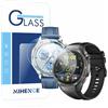 MIHENCE Pellicola protettiva compatibile con Huawei Watch GT 5 Pro 46 mm / GT5 46 mm Smartwatch, 9H antigraffio pellicola in vetro temperato (3 pezzi)