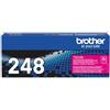 Brother TN248M | Toner originale | Colore Magenta | fino a 1000 pagine | per Stampanti e Multifunzione serie 3000 e serie 8000