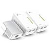 TP-Link TL-WPA4220 TKIT Powerline Kit AV600Mbps e WiFi 300Mbps, Homeplug AV2, Porte Ethernet, Plug & Play, Tecnologia Powerline Avanzata, Facile Gestione, 3 Confezioni, Espandi la Portata WiFi