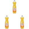 San Benedetto, Allegra, Aranciata, Bevanda Gassata, 1,5 ml, Dissetante e Frizzante, a Basso Contenuto di Zuccheri, con Fruttosio, Bevanda Analcolica (Confezione da 3)