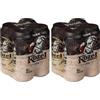 Kozel Birra Lager Dark, Multipack con 4 Birre in Lattina da 50 cl, 2 L, Gusto Leggero e Sorprendentemente Rinfrescante (Confezione da 2)