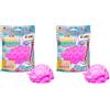CRAZE Fluffy Mellow Slime morbido e facile da allungare, giocattolo antistress in sacchetto da 25 g, artigianato per bambini, assortimento di 4 colori (Confezione da 2)