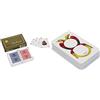 Modiano- Carte Poker, 300454 & Carte da Gioco del 150° Anniversario, Colore Napoletane Marroni, 300082
