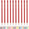 PATIKIL Matite Colorate, Matite Da Disegno Colore Rosso Con Mine A Base Di Olio Forniture Per Album Da Disegno Per Libri Da Colorare Per Adulti Artisti Principianti Disegno Schizzi, 10 Pz