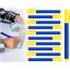 ZoeTekway Confezione da 10 penna tester per banconote,tester,banconote contraffatte,penna per rilevamento banconote,penna per test,penna per soldi contraffatti,tester per banconote(blu, 132 x 12 mm)