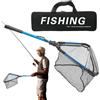 Generisch Rete da pesca a mosca, attrezzatura pieghevole in lega di alluminio, per marito, papà, Ringraziamento, Natale, Capodanno cinese, San , barche, kayak, canoe, ruscelli