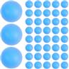 SOLUSTRE 50 Palline da Pingpong Colorate Superficie Smerigliata in Pp da 40mm per Giochi di Lotteria e Progetti Creativi Rimbalzo Costante per Tutte Le età