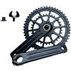Elnwnnkc Guarnitura rotonda per mountain bike, 165 mm, con doppia corona 34T-50T, per bici da 9/10/11 velocità, per ciclismo