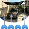 YXXSDP Pali Vela Ombreggiante con Base, Kit Supporto Parasole Regolabile