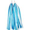 Zerodeko Nappe per Manubrio 4pezzi per Scooter e Triciclo in Dacron Blu e Rosa Decorazione per Bicicletta Colori Splendenti e Funzione Vento per Regalo Compleanno