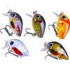 RiseNova Set di esche da pesca da 2 g, per uso esterno, miraggio per spigola, mandarino, nei fiumi, nei laghi e nelle zone costiere, con movimento realistico