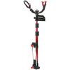 Fonowx Supporto per Canna da Pesca Telescopico Regolabile in Metallo Struttura a Morsetto con Doppio Appoggio Curvo E Circolare Perfetto per Pesca in O Fiume , Nero , Modello Secchio Da Pesca