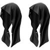 carotoe Di 2 protezioni solari in seta ghiacciata freddo foulard leggero raffreddamento testa Wrap per attività all'aperto e viaggi raffreddamento felpa con cappuccio