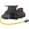 QEETRH Pinne elettriche "Fish", Propulsore subacqueo con elica for barca gonfiabile motore elettrico senza spazzole Power Fin