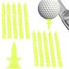 Generic Set da golf portatile - 50/100 pezzi durevoli, corti, a doppio strato, morbidi tee, riutilizzabili, da golf ad alte prestazioni, supporto leggero antiscivolo per esercitarsi a Driving R