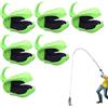 Générique Clip di supporto per canna da pesca - clip per canna da pesca riutilizzabile, pinza per supporto da pesca compatta, organizzatore versatile di approvvigionamento di pesce per i viaggi di pesca