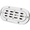 CHICIRIS Scarico a Pavimento Scarico a Pavimento per Doccia in Acciaio Inossidabile 316 190 X 90 Mm Lucidato a Specchio Resistente alla Ruggine Facile da Pulire per Barche Yacht Bagni