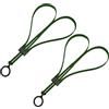 Wilgure 2 cravatte elastiche per canna da pesca, filo da pesca, gancio, cavo per fissaggio sicuro di oggetti, attrezzatura da trekking, indispensabili