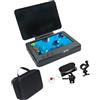 Generic Monitor luminoso per pesca subacquea con 8 LED di illuminazione e batteria ricaricabile da 5000 mAh per uso quotidiano monitor di pesca