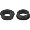 QUARKZMAN 2pz Guarnizioni in Gomma 1-3/4(45mm) Foro di Perforazione, 1-3/8(35mm) ID Foro Tappo Foro a Cilindro in Gomma Silicone Nera Guarnizione Tappo Foro per Cablaggio, Automobilistico