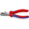 KNIPEX Pinza spelacavi con molla di apertura universale con impugnature multicomponente 160 mm, 11 02 160