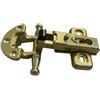 DACAN PROTECTION Cerniere per Mobili Antichi Cerniera per Ante in Battuta Arte Povera stile antico completa di basetta, scodellino 27 (4, oro)