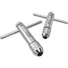 Mesee Set di 2 pezzi con impugnatura a T e cricchetto, filettatura manuale regolabile, set di maschi a mano, chiave inglese a forma di T, per maschi metriche M3-M8/M5-M12