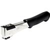 Rapid 5000005 Aggraffatrice a Martello | Stahlkonstruktion; Prallplatte; 175 Klammern Ladekapazität; Rückfedertechnologie; ergonomischer Griff; Typ 140, 6-12 mm