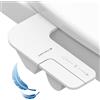W WITHLENT WITHLENT - Inserto per bidet per WC, ultra sottile, non elettrico, per WC con doppi ugelli, per bidet, risparmio di carta, facile controllo