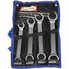 Profi-Werkzeuge Extra grande 4 pezzi di doppio anello Set di chiavi fino a 32 mm tubo freno freni idraulici camion trattore